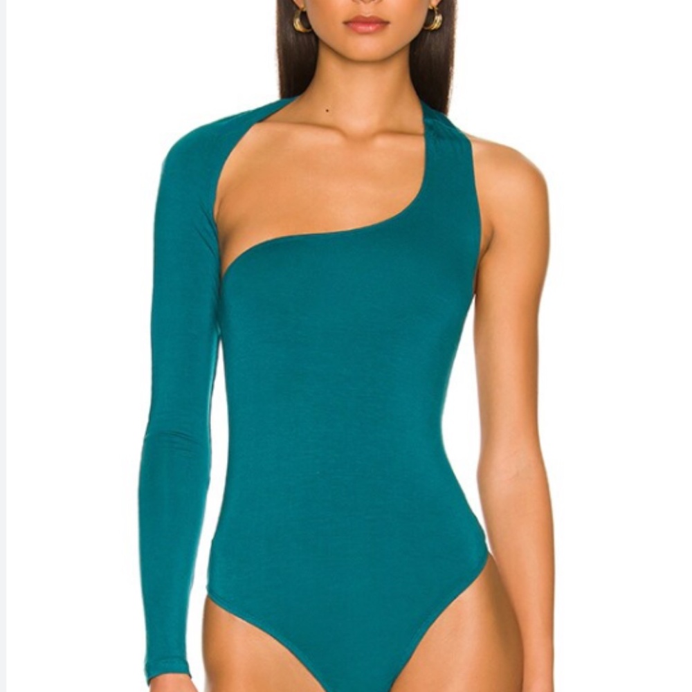 Superdown Teal Bodysuit